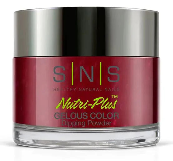 SNS Gelous Dipping Powder, WW34, Winter Wonderland Collection, Big Red Bow, 1oz KK1220