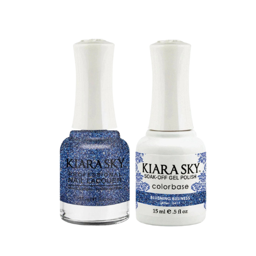 Kiara Sky Gel Polish + Nail Lacquer, GN 417, Blueming Business, 0.5oz