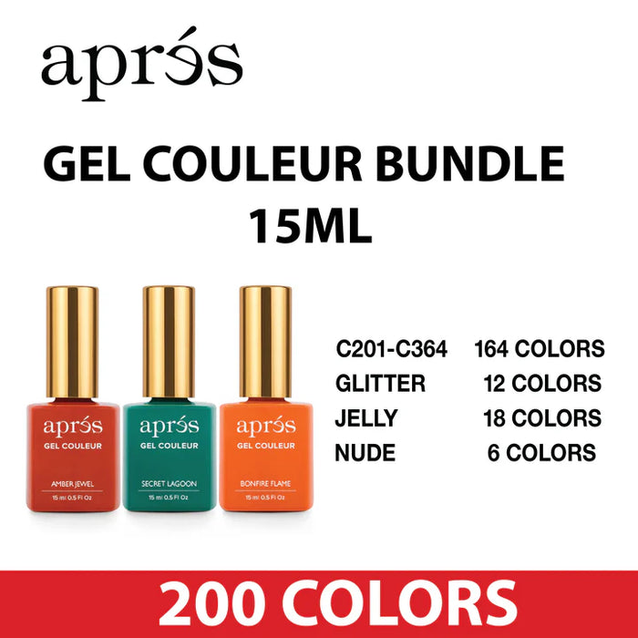 Apres 15ml Gel Couleur Bundle 000