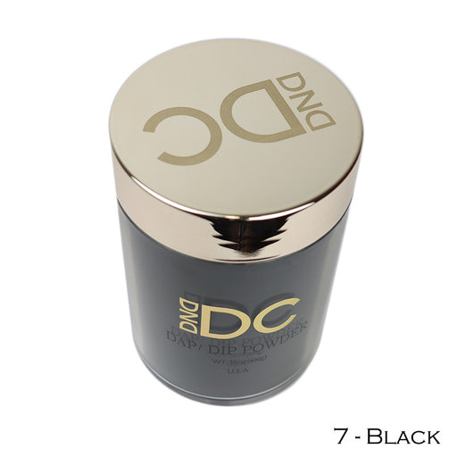 DC 16oz Dipping Powder, PINK & WHITE, BLACK BLACK, DC7 (PK: 22 jars/case)