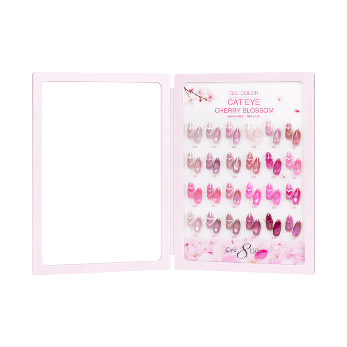 Cre8tion Cat Eye Kit - CHERRY BLOSSOM (24 colors) Collection