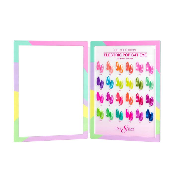 Cre8tion Acrylic Booklet - Cat Eye Electric Pop (24 Colors)