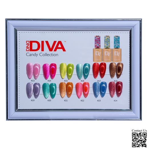 DND Diva 9D Cat Eye, Candy Collection 000 (From 13 To 24)