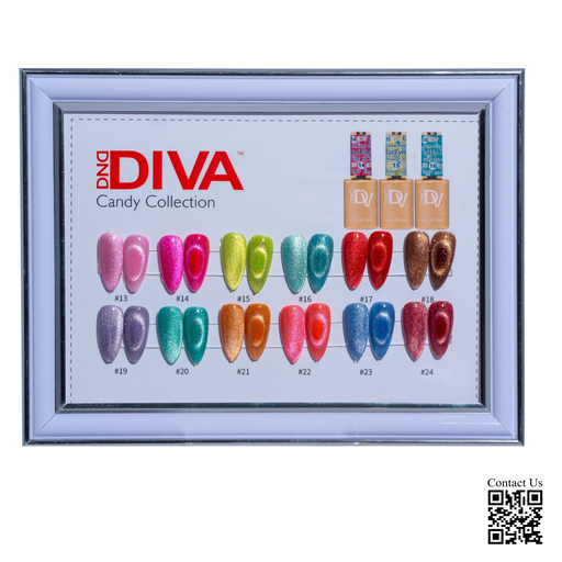 DND Diva 9D Cat Eye, CANDY Sample Tip