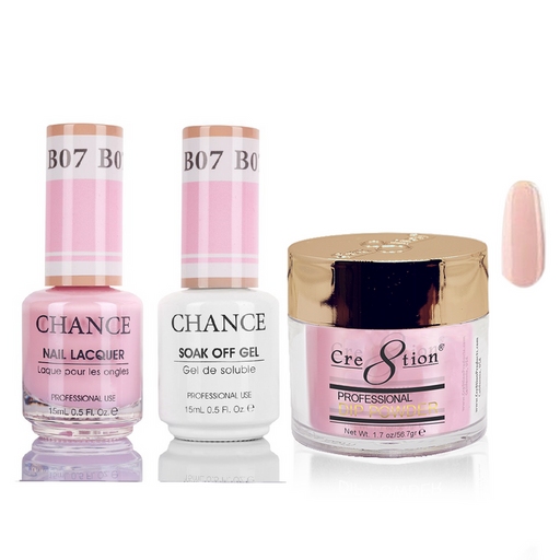 Chance 3in1 Dipping Powder + Gel Polish + Nail Lacquer, 007