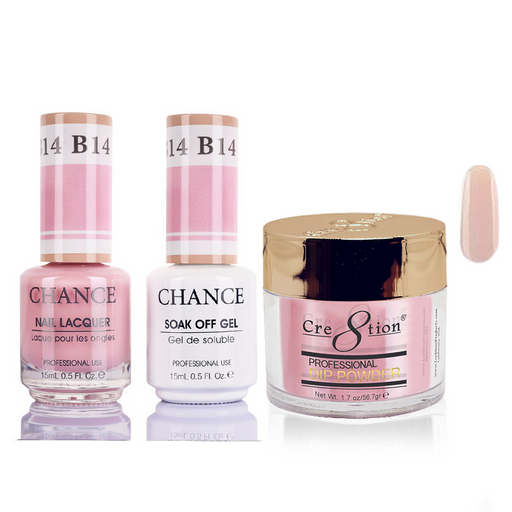 Chance 3in1 Dipping Powder + Gel Polish + Nail Lacquer, 014