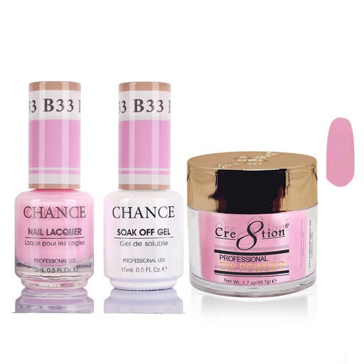 Chance 3in1 Dipping Powder + Gel Polish + Nail Lacquer, 033
