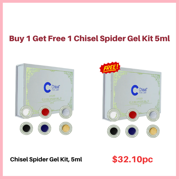 Chisel Spider Gel Kit, 5ml - Buy 01 Get 01