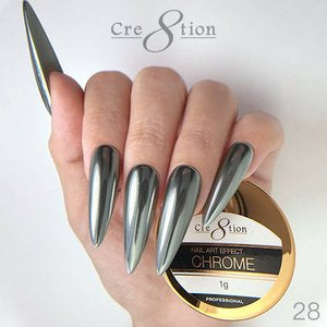 Cre8tion Nail Art 1g - CHROME Effect - 028