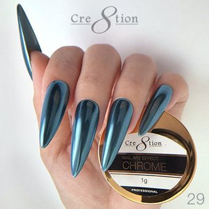 Cre8tion Nail Art 1g - CHROME Effect - 029