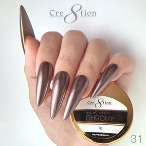 Cre8tion Nail Art 1g - CHROME Effect - 031
