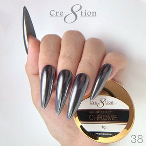 Cre8tion Nail Art 1g - CHROME Effect - 038