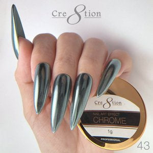 Cre8tion Nail Art 1g - CHROME Effect - 043