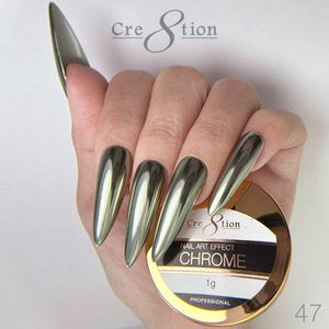 Cre8tion Nail Art 1g - CHROME Effect - 047