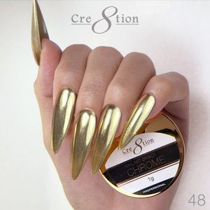 Cre8tion Nail Art 1g - CHROME Effect - 048
