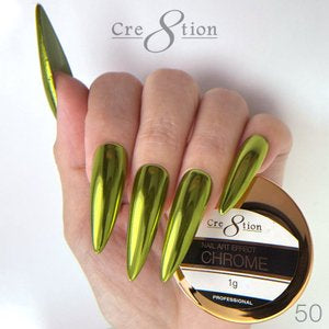 Cre8tion Nail Art 1g - CHROME Effect - 050