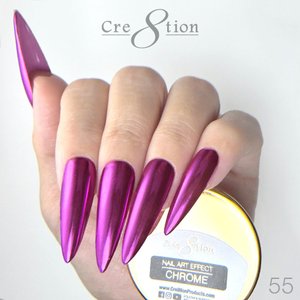 Cre8tion Nail Art 1g - CHROME Effect - 055