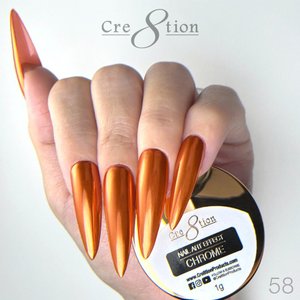 Cre8tion Nail Art 1g - CHROME Effect - 058