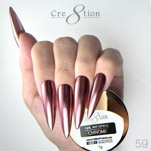 Cre8tion Nail Art 1g - CHROME Effect - 059