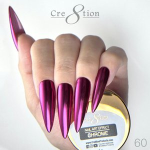 Cre8tion Nail Art 1g - CHROME Effect - 060