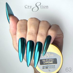 Cre8tion Nail Art 1g - CHROME Effect - 063