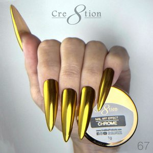 Cre8tion Nail Art 1g - CHROME Effect - 067