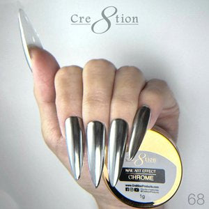 Cre8tion Nail Art 1g - CHROME Effect - 068