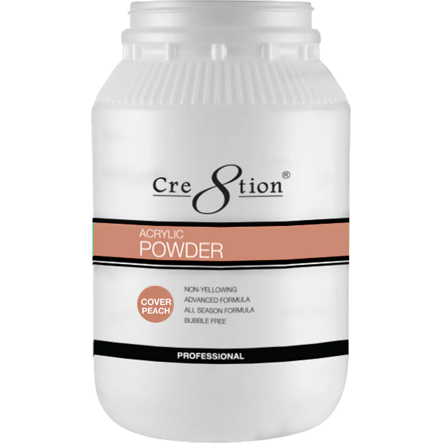 Cre8tion Acrylic Powder 5.5lbs - Cover Peach (Pk: 4 pcs/case)