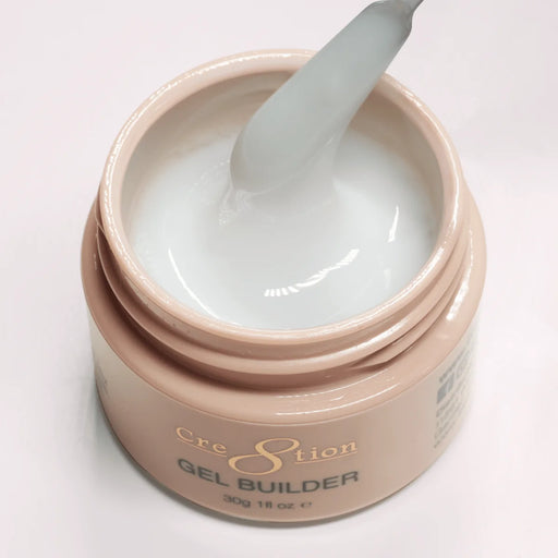 Cre8tion Overlay/Structure - Builder Gel In Jar 2oz (HEMA & TPO Free) Collection - 002 - Soft White