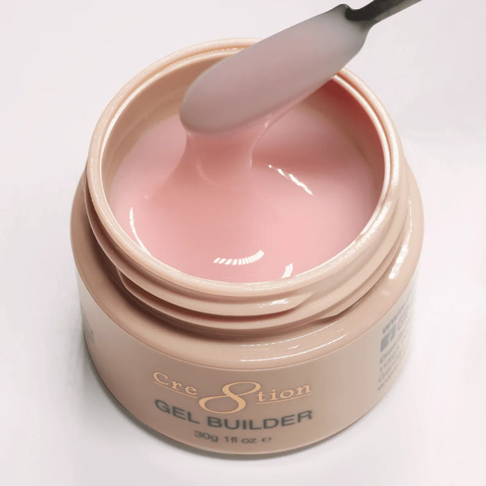 Cre8tion Overlay/Structure - Builder Gel In Jar 2oz (HEMA & TPO Free) Collection - 004 - Porcelain
