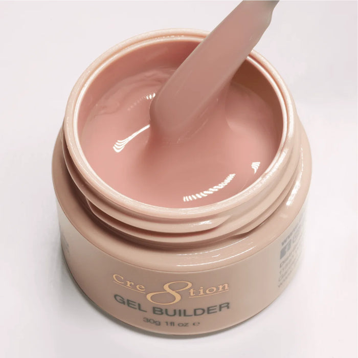 Cre8tion Overlay/Structure - Builder Gel In Jar 2oz (HEMA & TPO Free) Collection - 011 - Biscotti Cream