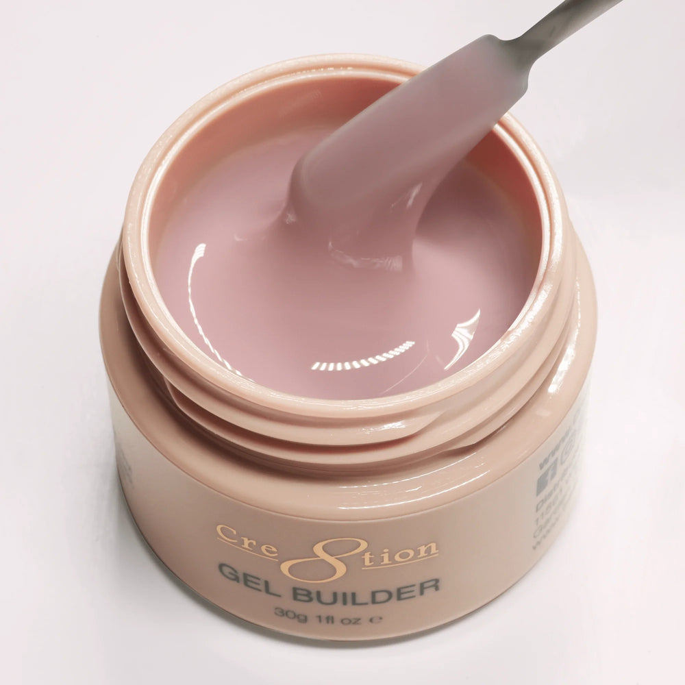 Cre8tion Overlay/Structure - Builder Gel In Jar 2oz (HEMA & TPO Free) Collection - 012 - Rosewood Velvet