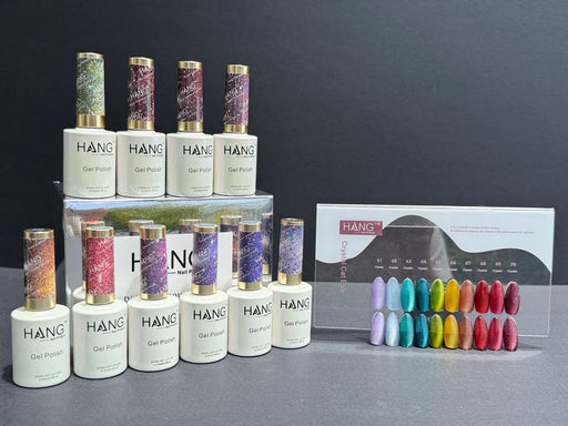 HANG Counter Display Color Chart - Crystal Cat Eye (#61-#70) Collection