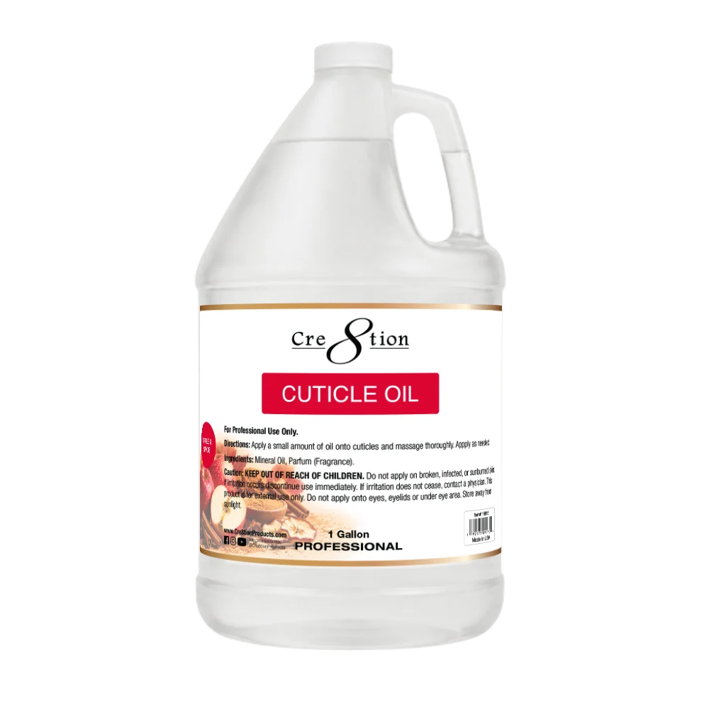 Cre8tion Cuticle Oil 1 Gallon - Apple & Spice (Pk: 4 gl/case)