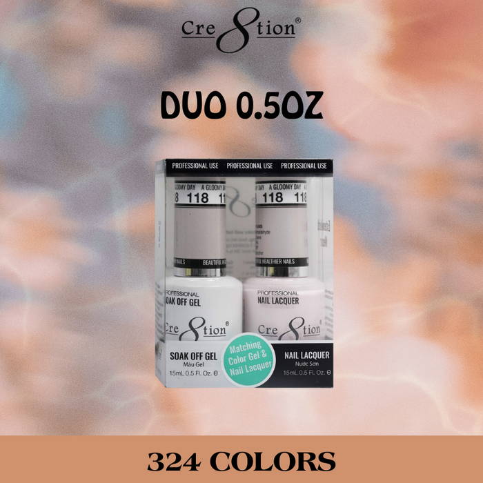 Cre8tion 0.5oz - DUO MATCHING PAIR (324 Colors) Collection 000