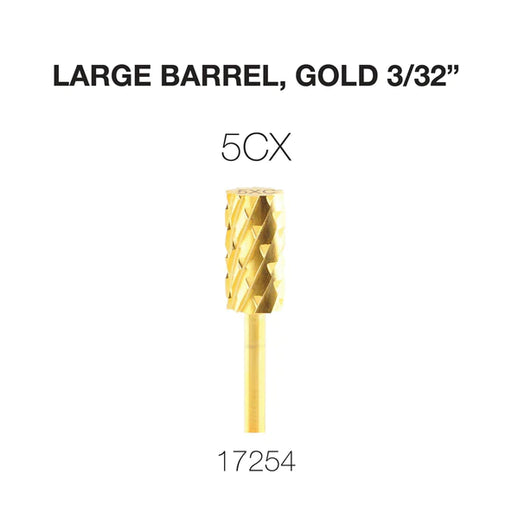 Cre8tion Carbide C5X, Large Barrel, 3/32, Gold, 17254 KK BB