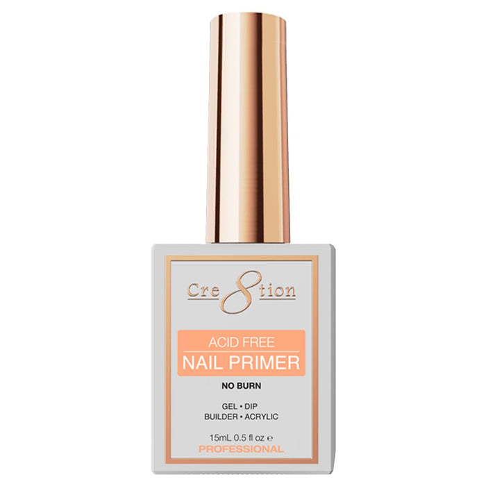 Cre8tion Acid Free 0.5oz - NAIL PRIMER No Burn (Pk: 180 pcs/case)