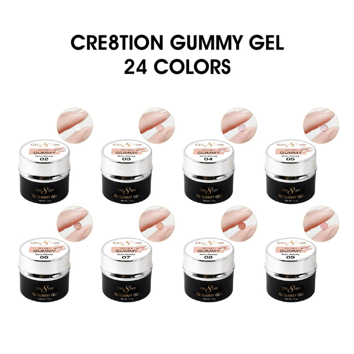 Cre8tion 3D GEL - GUMMY Gel in Jar 7.5g (0.26oz) 000