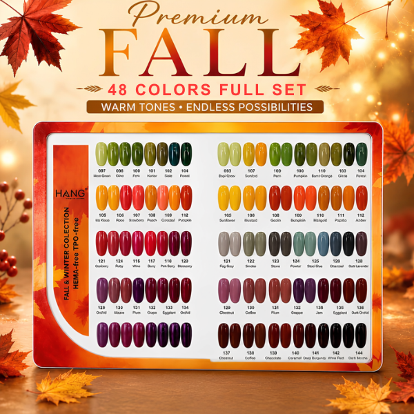 Hang Full Set 4in1 Premium Gel 0.5oz - Fall Collection (48 Colors)