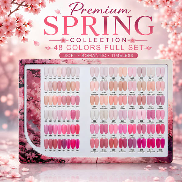 Hang Full Set 4in1 Premium Gel 0.5oz - Spring Collection (48 Colors)