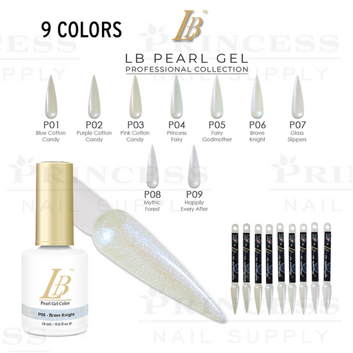 000 iGel LB 0.6oz Pearl GEL, Color List Note