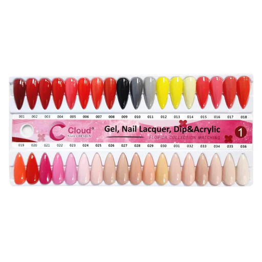 Chisel Nail Lacquer And Gel Polish, Cloud Nail Design Collection, Full line 120 colors (From 001 to 120), 0.5oz