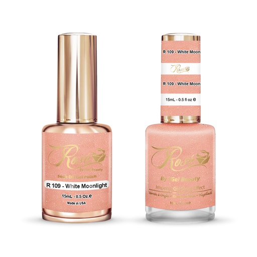 iGel 0.5oz, ROSE Collection, Gel Polish + Nail Lacquer, #109, Pink Moonlight
