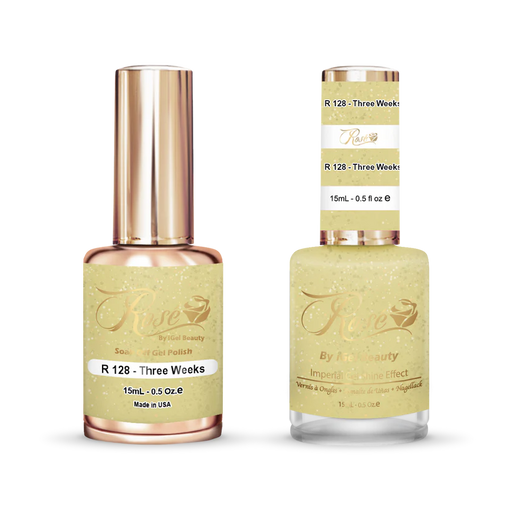 iGel 0.5oz, ROSE Collection, Gel Polish + Nail Lacquer, #128, Three Weeks