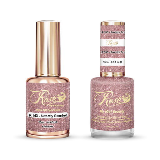 iGel 0.5oz, ROSE Collection, Gel Polish + Nail Lacquer, #143, Sweetly Scented