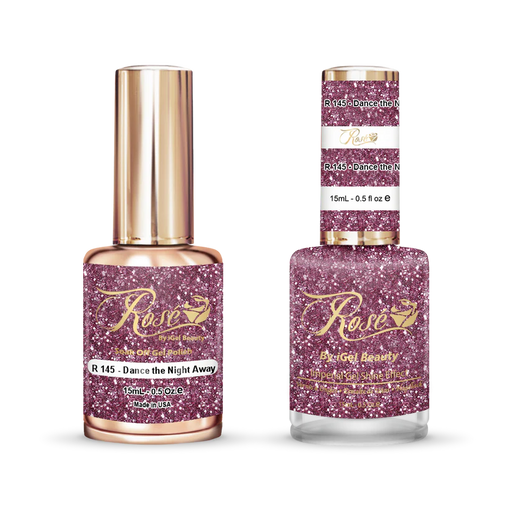iGel 0.5oz, ROSE Collection, Gel Polish + Nail Lacquer, #145, Dance The Night Away