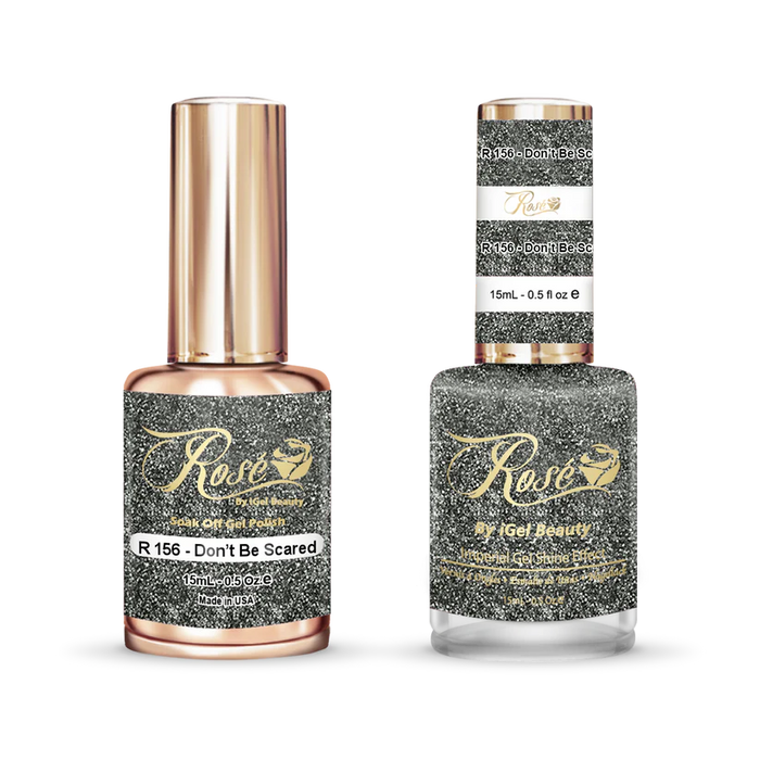 iGel 0.5oz, ROSE Collection, Gel Polish + Nail Lacquer, #156, Don't Be Scared