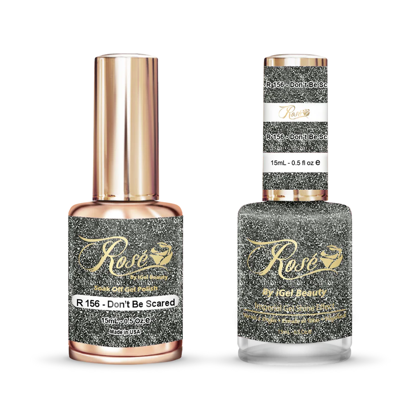 iGel 0.5oz, ROSE Collection, Gel Polish + Nail Lacquer, #156, Don't Be Scared