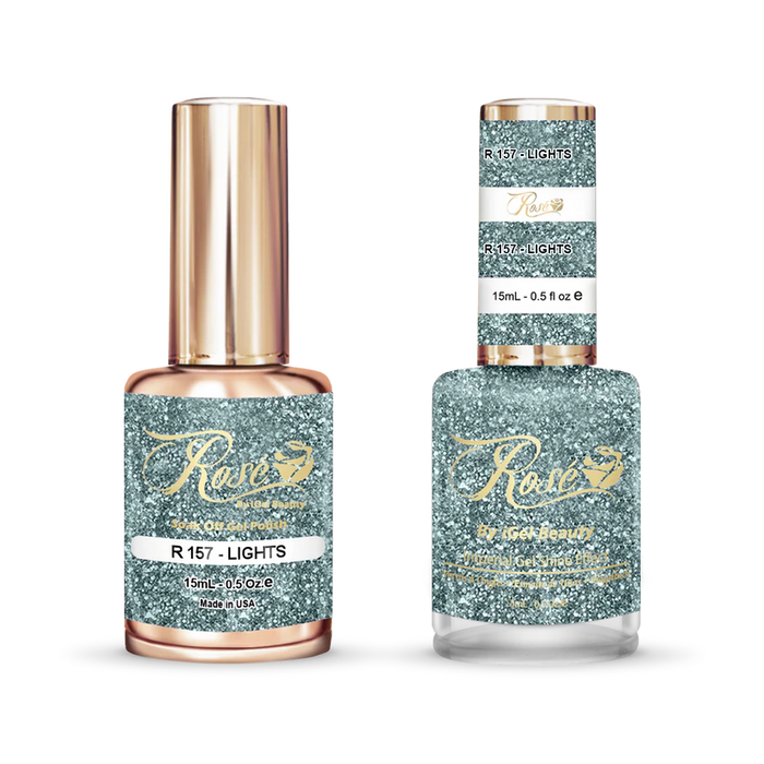 iGel 0.5oz, ROSE Collection, Gel Polish + Nail Lacquer, #157, Lights