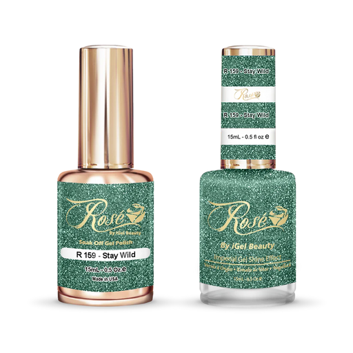 iGel 0.5oz, ROSE Collection, Gel Polish + Nail Lacquer, #159, Stay Wild